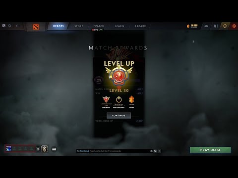 Invoker 30 lvl Dota +