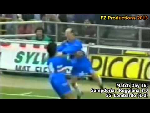 Serie A 1993-1994, day 16 Sampdoria - Reggiana 1-0 (Lombardo goal)