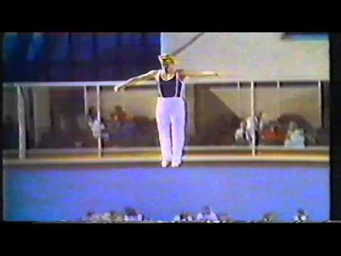 NIGEL RENDELL TRAMPOLINE WORLD GAMES 1985