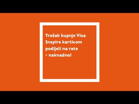 Plati odjednom, podijeli na rate kasnije!
