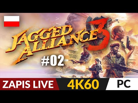 Jagged Alliance 3 PL ☠️ #2 LIVE 💰 Ciężki żywot najemnika