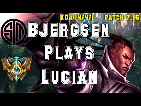 TSM Bjergsen Plays Lucian vs Viktor Mid - S7 Ranked | Patch 7.16