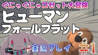 - 【ヒューマンフォールフラット】ぐにゃぐにゃロゼット大冒険1【音楽系Vtuberテスロ&ロゼット】