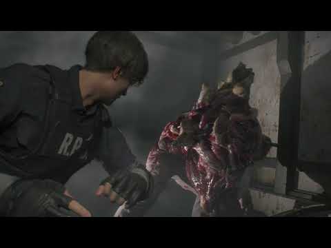 Resident Evil 2 - Boss William Birkin G1 sans dégâts - Leon Hardcore de Resident Evil 2 (2019)