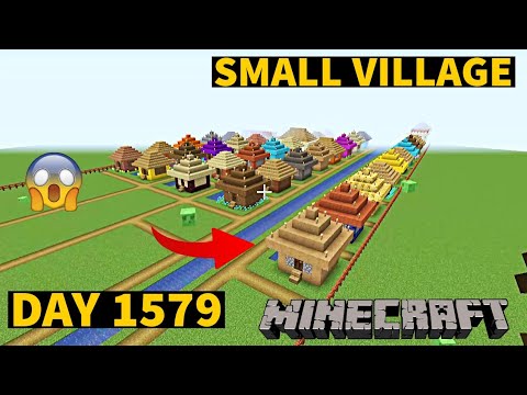 HU Smart Gamer - I build Small Village in Minecraft Creative mode 2023 Day 1579