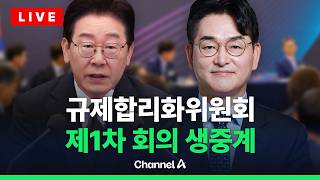 [????라이브를 켜라] [LIVE] '똑똑한 규제' 방안 마련한다…규제합리화위원회 제1차 전체 회의  / 채널A