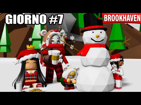 7 GIORNI DI VANCANZE INVERNALI CON I BAMBINI SU BROOKHAVEN ROBLOX!