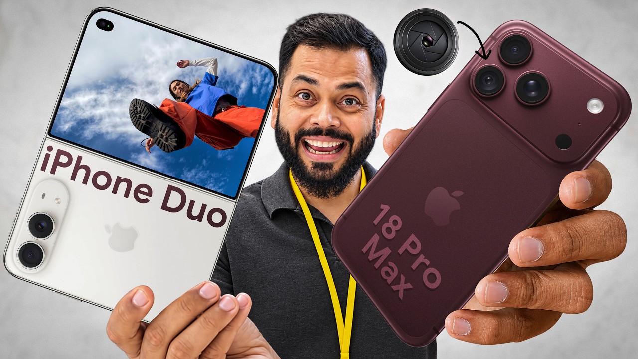 iPhone Duo & iPhone 18 Pro Max Hands On & First Look ⚡ The Future Of iPhones!