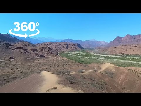 Great 360 view from Mirador Tres Cruces in Salta/Cafayate, Argentina.