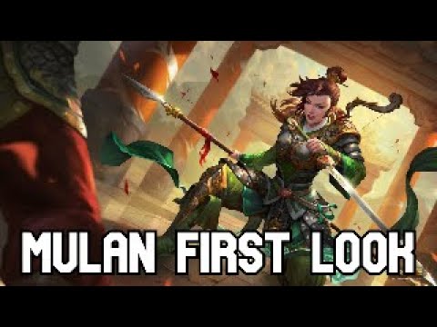 SMITE: Mulan First Look - Abilites, Voice Pack, & Recall
