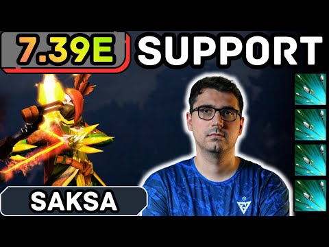 🔥 SAKSA WINDRANGER POSITION 4 SUPPORT — DOTA 2 GAMEPLAY 🔥