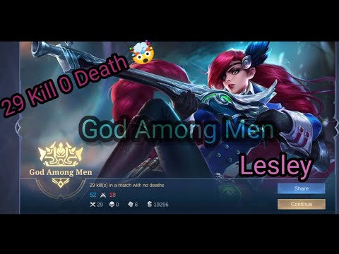 29 Kills 0 Death MLBB Lesley Best Builds #mobilelegends #lesly #legendary #moonton #mobilegames