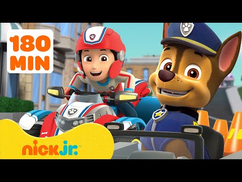 PAW Patrol's Chase & Ryder Have Action-Packed Adventures! #2 | 3 Hour Compilation | Nick Jr.