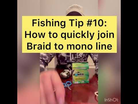 Fishing tip #10: How to quickly join braid and mono line using a UNI knot