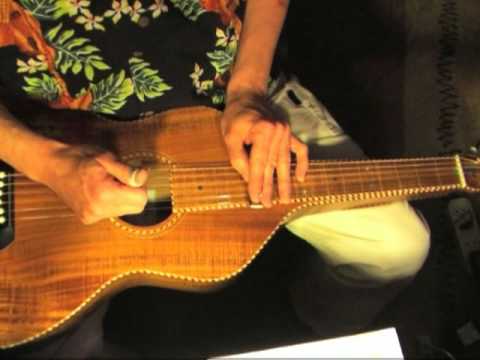 Lesson Lap Slide Guitar -  Part 2/5 "Blues On My Lap" - TAB avl