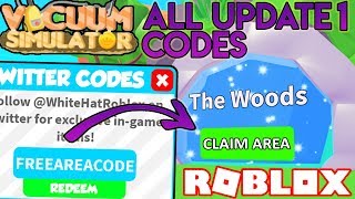 Codes For Vacuum Simulator Update 1 à¸Ÿà¸£ à¸§ à¸