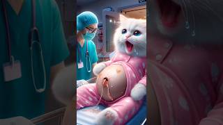 A Pregnant Cat Struggles😱😿💔#cat#cute#ai#catlover#catvideos#cats#catshorts#shorts#shortvideo#aicat.