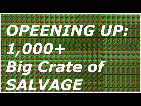 WoW 6.2.3: 1,000+ Big Crate Of Salvage Opening - Bonus video - WoD Gold Farming Guides