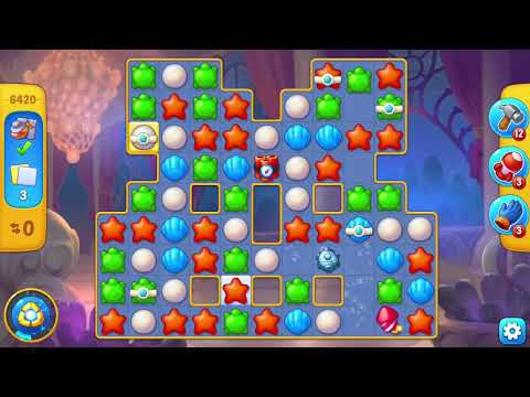 [FISHDOM Walkthrough] Level 6420 Super Hard (Qua màn - Fishdom)