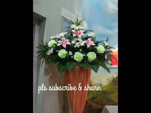 Flower arrangement for Church