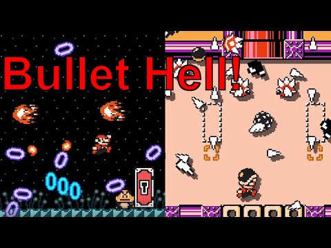 Two Crazy Bullet Hell Levels (Super Mario Maker 2)