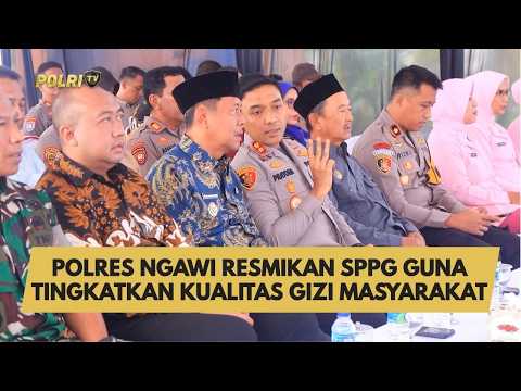 POLRES NGAWI RESMIKAN SPPG GUNA TINGKATKAN KUALITAS GIZI MASYARAKAT