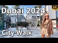 Dubai City Walk 🇦🇪 Vibrant Modern Tourist Destination [ 4K ] Walking Tour