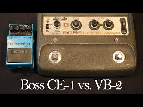 Boss CE-1 vs. Boss VB-2 (Vibrato Battle!)