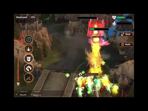 [War Dragons] Vorthral vs Max base 3D 1:07 sec run