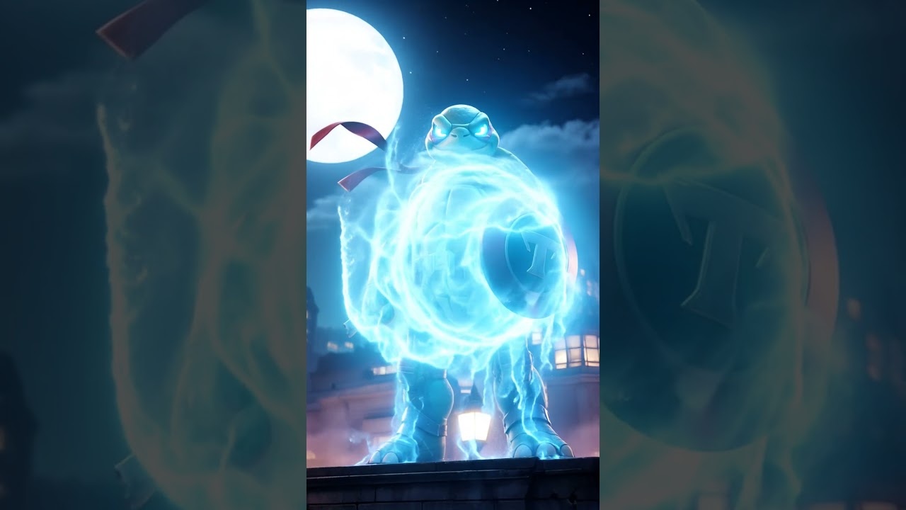 This Turtle Has Superpowers! 🐢⚡ #epicshorts #TurtleHero #SuperTurtle #MagicalPowers #HeroAnimation