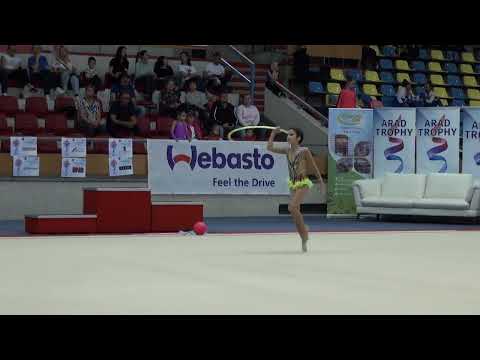 Daria Serbanoiu ROU ACS Ritmic Aly Gym Brasov Hoop Arad Trophy 1 October 2022
