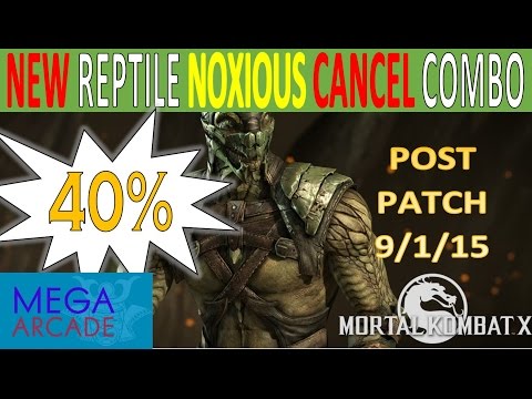 Mortal Kombat X - Reptile Noxious 40% COMBO