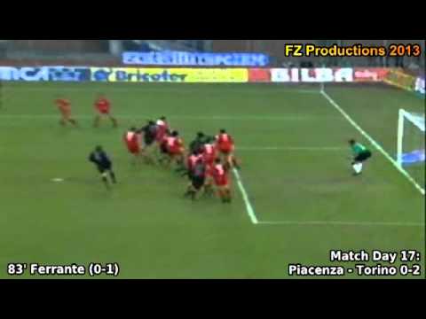 Serie A 1999-2000, day 17: Piacenza - Torino 0-2 (Ferrante goal)