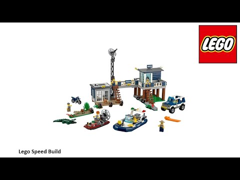 Lego City 60069 Swamp Police Station Speed Build