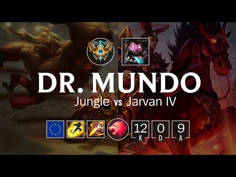 Dr. Mundo Jungle vs Jarvan IV - EUW Challenger Patch 8.9