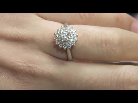 HD007 Halo Diamond Engagement Ring