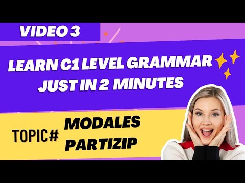 Level C1 Modales Partizip Video 3