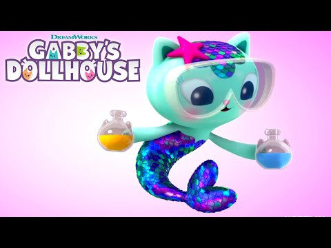 MerCat - "Spa Science" Lyric Video | GABBY'S DOLLHOUSE | Netflix