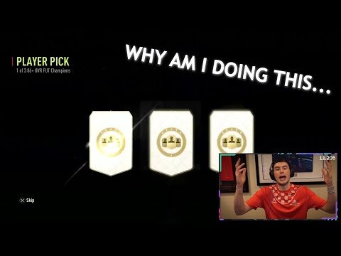 Twitch chat FORCED me to do the 86+ FUT Champs Upgrade...