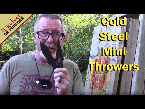 Cold Steel Mini Throwing Knives Under $10 - Black Fly and Micro Flight - Sharp Saturday