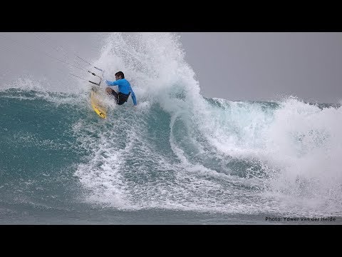 Paulino Pereira - 10 point wave - GKA Kite-Surf World Tour 2018 Cape Verde Day 2