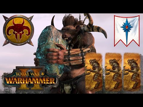 The CYGOR Who Wished He Could Fly. Beastmen Vs High Elves. Total War Warhammer 2, Multiplayer