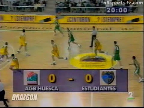 ACB 1996 J37 Grupo AGB Huesca - Estudiantes Argentaria