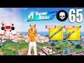 65 Elimination Solo Vs Squads Gameplay Wins (Fortnite Chapter 5 Season 2 PS4 Controller)