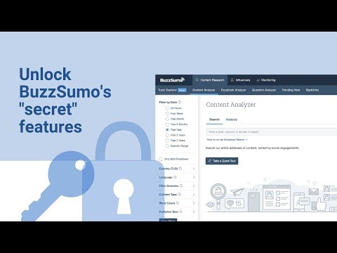 BuzzSumo видео