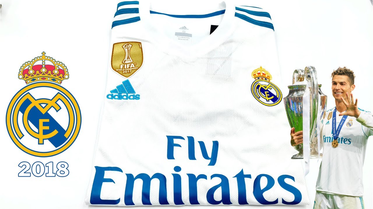 Watch video Real Madrid jersey RETRO kit 2017/2018 (Champions League) Unboxing & Review / ASMR Now Real Madrid jersey RETRO kit 2017/2018 (Champions League) Unboxing & Review / ASMR