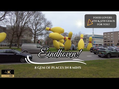 Eindhoven Netherlands/ A walking tour / Foodlovers You should not miss this! in 4k