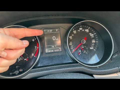 How to set the clock on a 2012-2018 VW Passat
