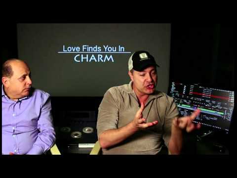 Trevor Donovan behind the scenes of Love Finds You in Charm