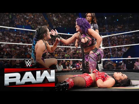 Lyra Valkyria schlägt Bayley und holt sich den Sieg über Roxanne Perez und Raquel Rodriguez: Raw,...